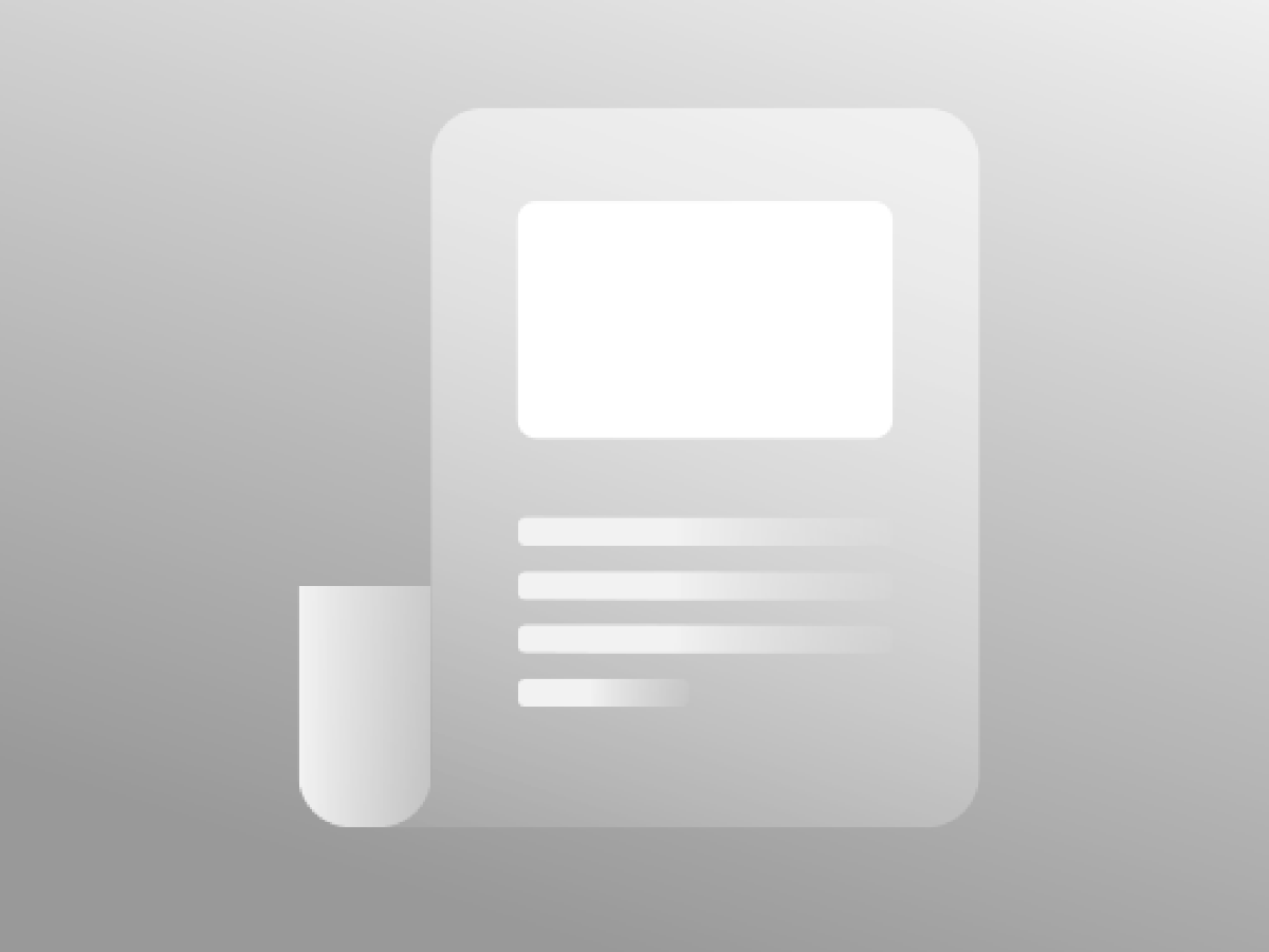 A stock graphic of a newspaper