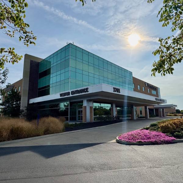 Franciscan Health Outpatient Pharmacy Lafayette exterior view of Visitor Entrance