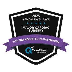 Medical Excellence Major Cardiac Surgery CareChex® Awards by Quantros 