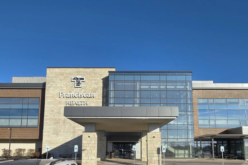 Exterior of Franciscan Physician Network Orthopedic & Sports Medicine Urgent Care Greenwood.